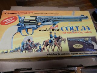 Vintage Hubley 1860 Toy Colt 44 Pistol Never Fired Rare Near