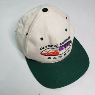 Rare Vintage Olympic Summer Games Xxvi Atlanta 1996 Snapback Hat Cap 90s Hanes