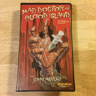 Mad Doctor Of Blood Island (cut Sleeve) Magnum Clamshell Rare Horror Vhs