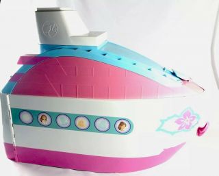 Barbie S.  S.  Party Cruise Ship Yacht Sounds Pool Slide Buffet Light 2007 Mattel