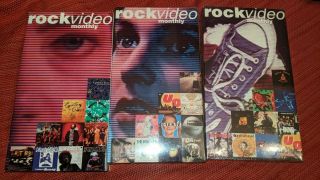 3 Vintage Rock Video Monthly Vhs Alternative Music Videos Rare Htf Oop 1994 90s