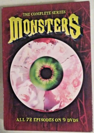 Monsters 1988 Complete (9 Dvds,  2014) Ultra Rare Spooky Horror Tv Series Show