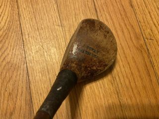 Rare Antique Wood Shaft Wood - J Govan Pine Valley Golf Club - 43 1/4” Hard To Find