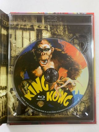 KING KONG 1933 (Blu - ray Disc,  2010) RARE RKO Warner DIGIBOOK Exclusive OOP 3