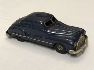 Vintage Us Zone Germany Wind Up Tin Toy 1940s Schuco Gama 100 Drpa Car Rare Blue