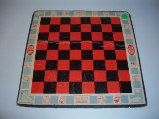 Vintage 1959 Rare Mid Century Popeye Checkers Set 2