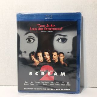 Scream 2 Blu - Ray Out Of Print Rare Wes Craven / Neve Campbell Horror Classic Oop