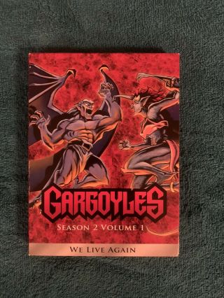 Gargoyles: Season 2 - Vol.  1 (dvd,  2005,  2 - Disc Set) Like Rare Oop Disney