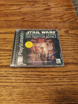 Star Wars Episode I Phantom Menace - Playstation 1 2 Ps1 Ps2 Rare Game