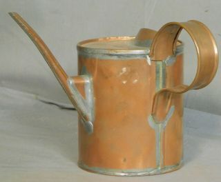 Antique Helix Copper Watering Can Oil Lamp Filler British 1925 Vintage