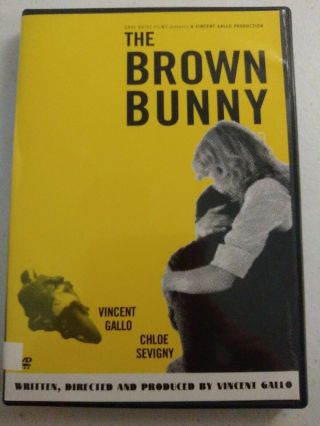 The Brown Bunny Dvd,  Rare,  Oop,  Unrated,  Vincent Gallo,  Art House (5132)