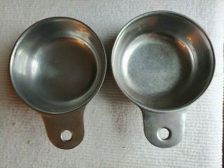 Two Vintage Wilton Armetale Porringer Pewter Bowls With Handle 18oz.  1973 Rare