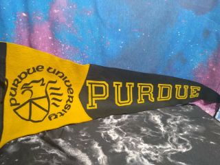 Vintage Rare Pennant Purdue University Banner Early 1900 