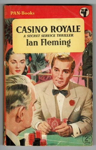 Casino Royale James Bond Paperback - 1955 1st Edition 1st Print - Rare