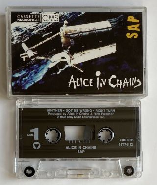 Alice In Chains Sap (cassette Tape,  1992) Rare Ep Chris Cornell
