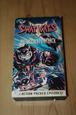 Swat Kats - Metallikats Attack Volume 3 Rare Vhs Video Vcr Tape - Hanna Barbera