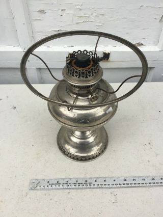 Antique B&h Bradley Hubbard Oil Lamp