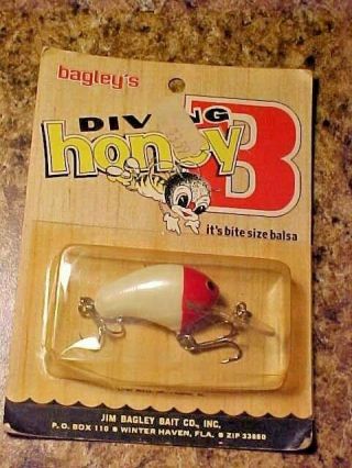 Vintage Bagley Honey B Fishing Lure Rare Color Last One I Have 6