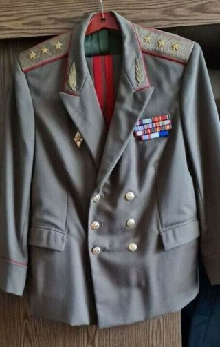 Soviet General Colonel Daily Uniform Tunic Pants Hat Ussr Army Rare