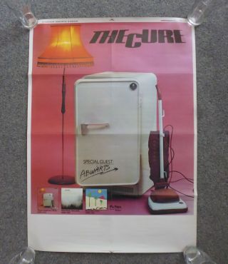 The Cure 1980 Stunning Rare Three Imaginary Boys Tour Poster