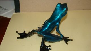 Tim Cotterill " Crystal " Rare Xmas Frog - - - - - Bronze Frog - - Rare