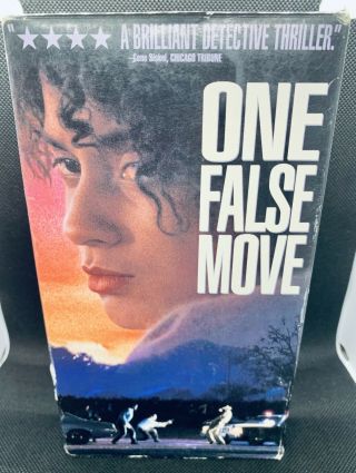 One False Move Vhs 1992 Rare Htf Billy Bob Thornton Bill Paxton
