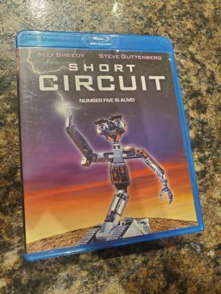 Short Circuit (1986) Blu - Ray Ally Sheedy,  Steve Guttenberg,  Rare Oop