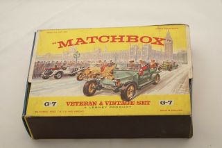 Very Rare Matchbox " Model Of Yesteryear " G - 7 Veteran & Vintage
