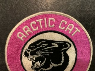ARCTIC CAT SNOWMOBILES - RARE Vintage Embroidered Sew - On 6 