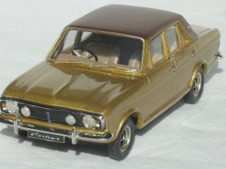 Minicar43 1:43 Scale White Metal Model Car: 1969 Ford Cortina Mk.  2 1600e Rare