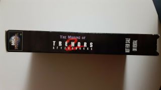 The Making Of Tremors 2: Aftershocks - VHS (Rare - Horror Sci - Fi) 2