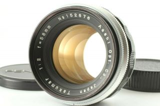 Rare 【near Mint】 Asahi Pentax Takumar 58mm F2 M42 Mf Lens From Japan 615