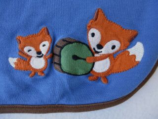 Gymboree Baby Boys Blanket Fox Fella Receiving Cotton Rare