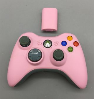 Official Xbox 360 Wireless Pink Controller Limited Edition Rare F07