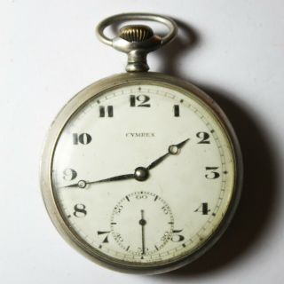 Antique Vintage Cymrex Watch Geneve Swiss Mechanical Wind Up Pocket Timepiece