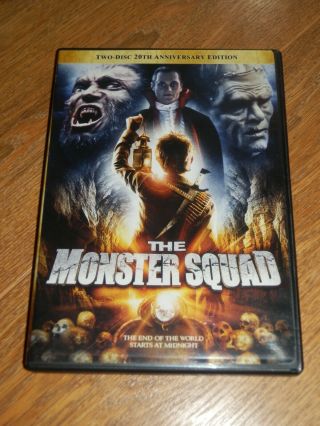 The Monster Squad (dvd,  2007,  2 - Disc Set,  20th Anniversary Edition) Rare Oop