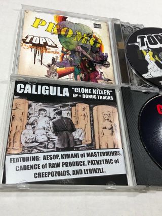Rap Cds Caligula & Topr — Pathethic Lyrikill Dick Nasty Dj Quest Rare Finds