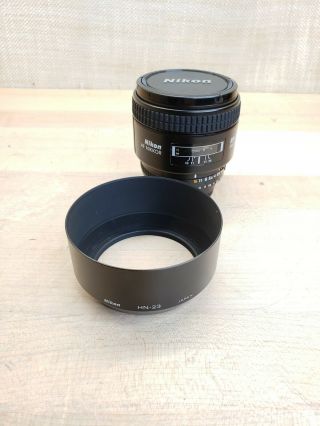 Nikon AF Nikkor 85mm 1:1.  8D lens Rarely 3