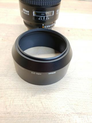 Nikon AF Nikkor 85mm 1:1.  8D lens Rarely 5