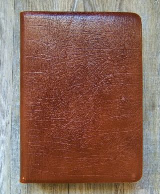 Ryrie Study Bible NASB 77 Brown Cowhide Leather RARE & OUT OF PRINT 2