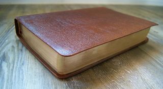 Ryrie Study Bible NASB 77 Brown Cowhide Leather RARE & OUT OF PRINT 5