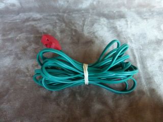 Vintage Red And Green Extension Cord Rare Model Unbranded Power Cord 20ft