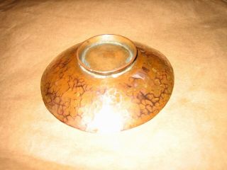 Hand made and beaten Arts and Crafts copper dish 3