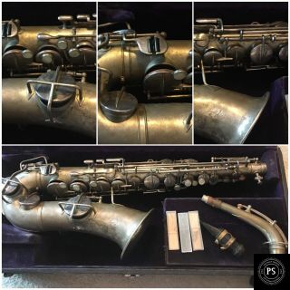 Antique Rare C.  H.  Gras American Made France Saxophone Accessories.  Sku 043 - 001