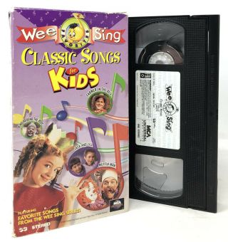 Wee Sing Favorites Classic Songs For Kids (vhs Video Tape,  1996) Sing Along Rare