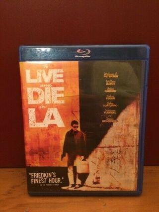 To Live And Die In La Blu - Ray Rare Very Good