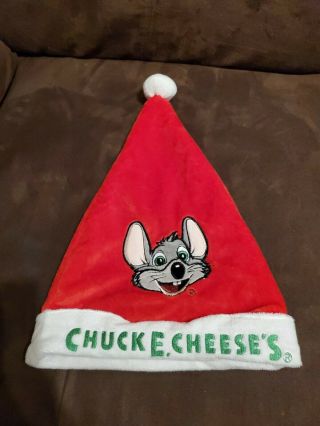 Rare Chuck E Cheese Christmas Hat