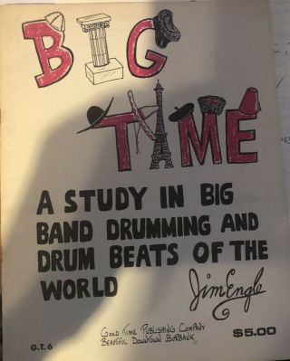 Big Time: A Study In Big Band Drumming & Drum Beats Of The World,  Very Rare 1977