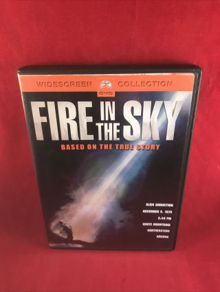 Fire In The Sky - (rare,  Dvd Oop) Very Good