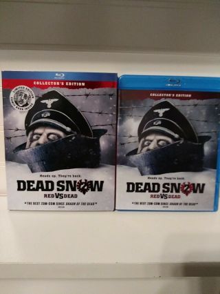 Dead Snow 2: Red Vs.  Dead (blu - Ray Disc,  2014) W/ Rare Us Slipcover